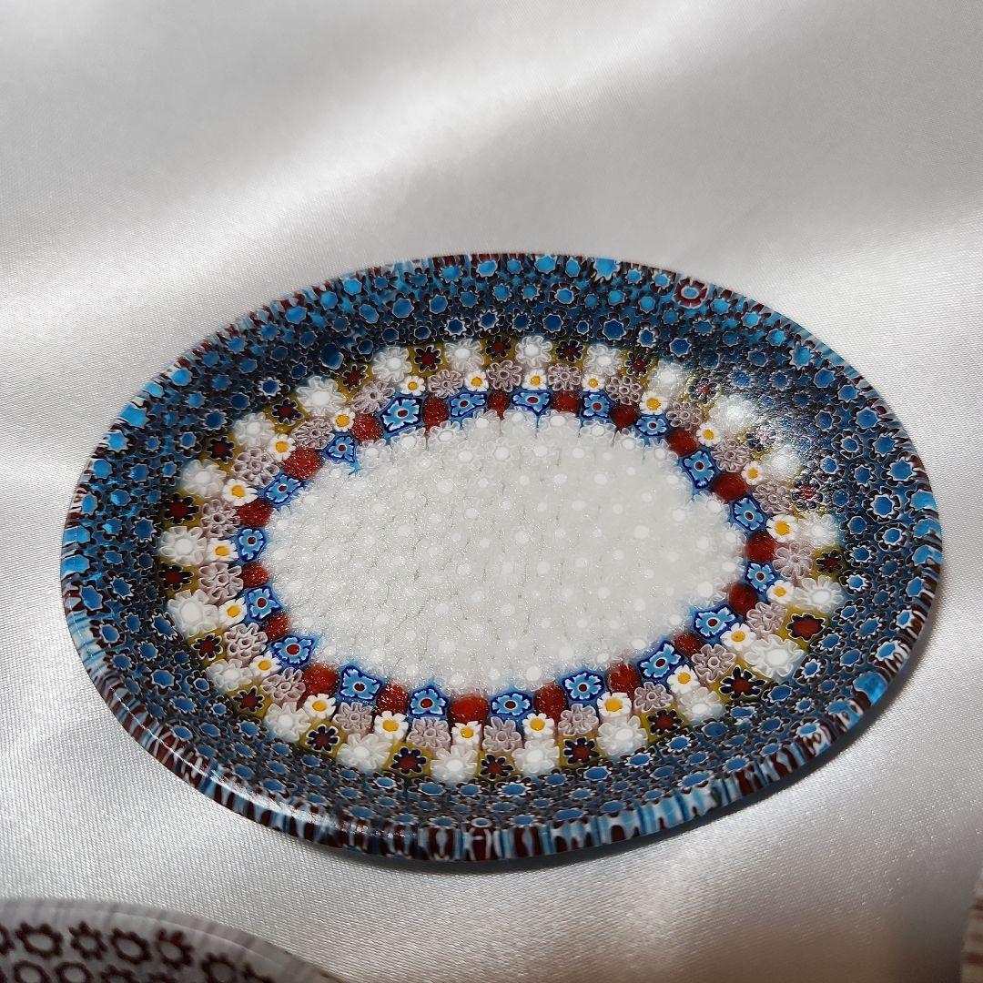 ゆ*ん様 ベネチアンガラス ミルフィオリ 小皿 ムラーノガラス ヴェネチアンガラ