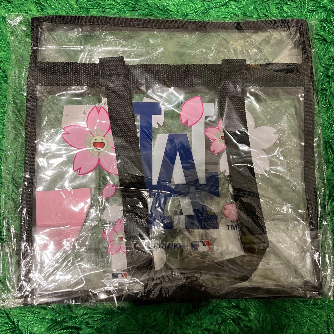 村上隆 x MLB Dodgers Tote Bag クリアトート