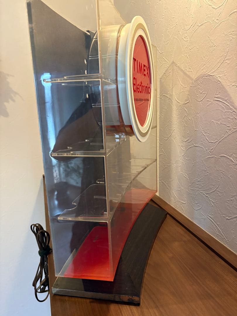 TIMEX 70s ディスプレイケース照明付き ディスプレイスタンド　展示ケース