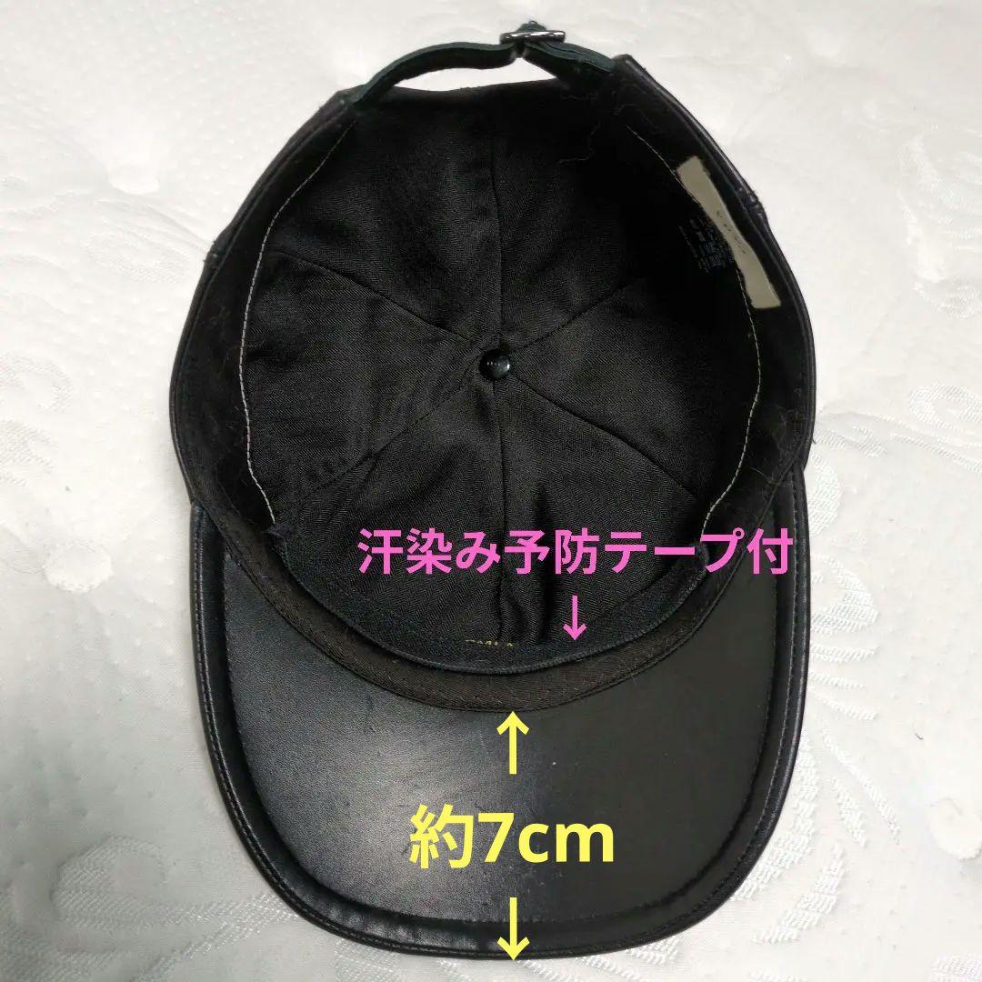 CA4LA　カシラ　レザーキャップ　汗染み予防テープ付