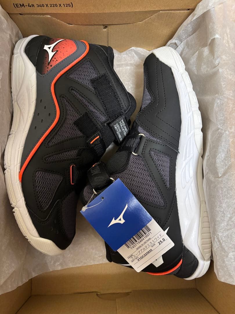 ミズノ バレーボール ウエーブアルテミス5 WIDE 新品 25㎝ シューズ