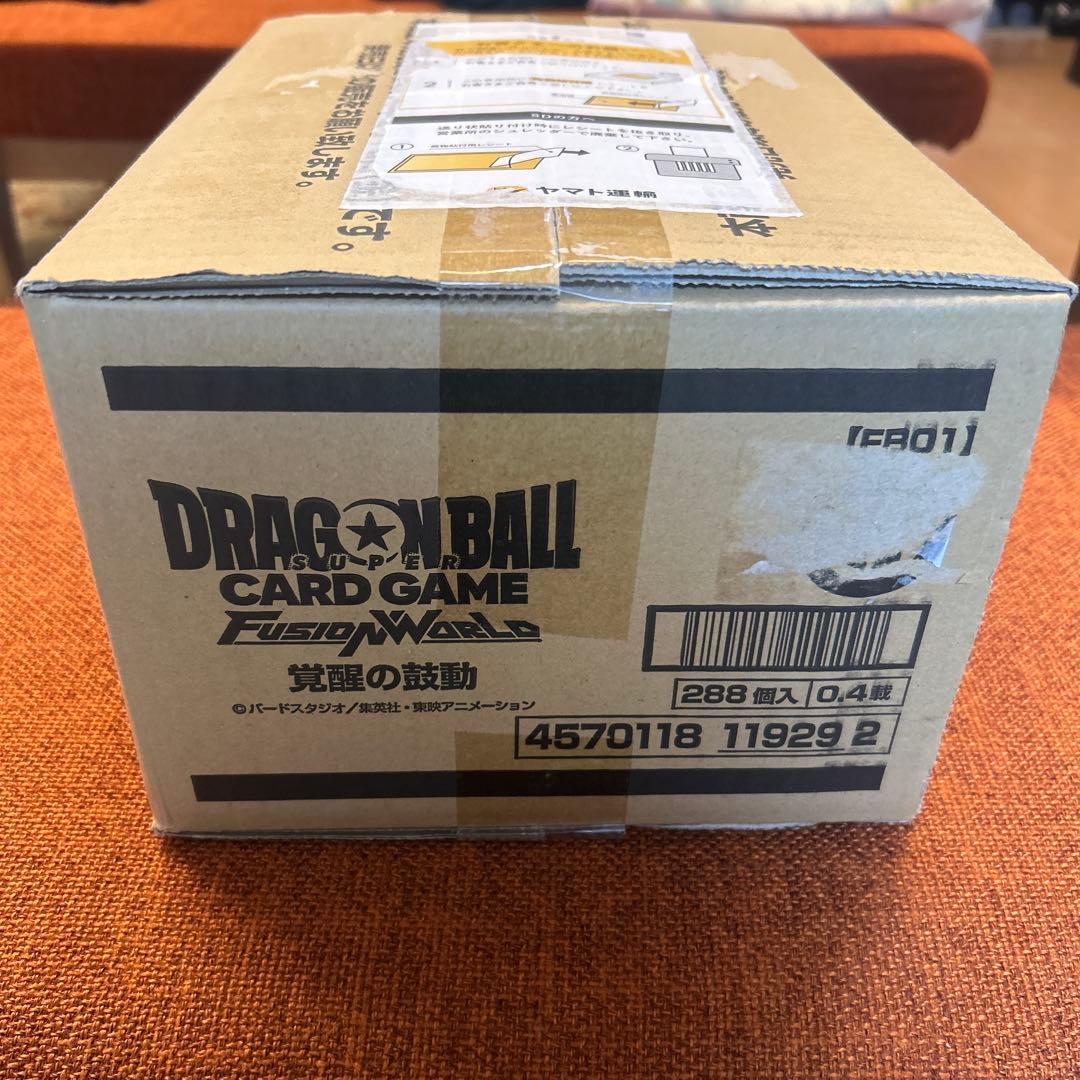 未開封カートン覚醒の鼓動 ドラゴンボール フュージョンワールド ブースター
