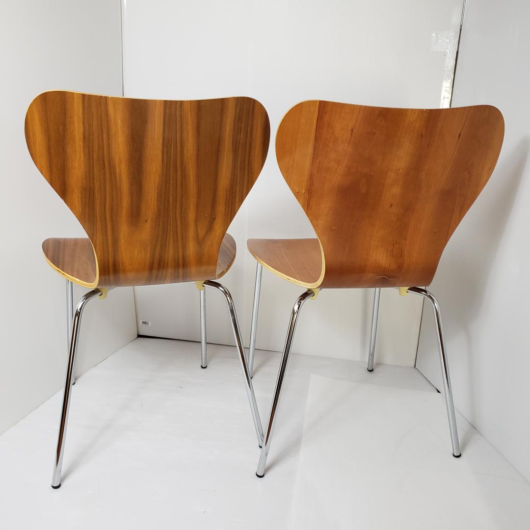 木製　ダイニングチェア　リプロダクト　ヤコブセン　セブンチェア風