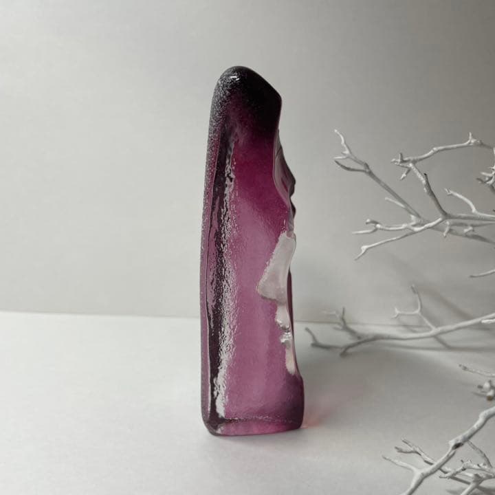 〓美品〓マッツ・ジョナサン クリスタル置物 顔シリーズ