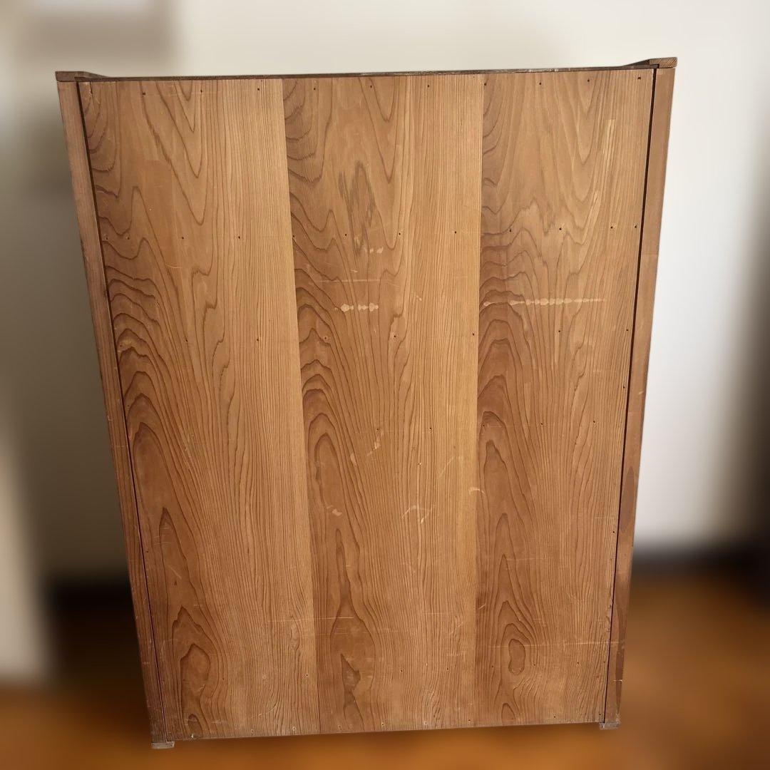 送料込み　伝統工芸　置き水屋　茶道具　置水屋　水屋箪笥　網代引戸　茶箪笥