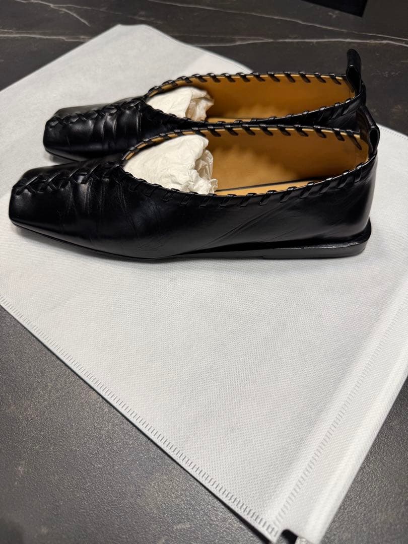 JIL SANDER ジルサンダー バレエ リングシューズ 35.5黒