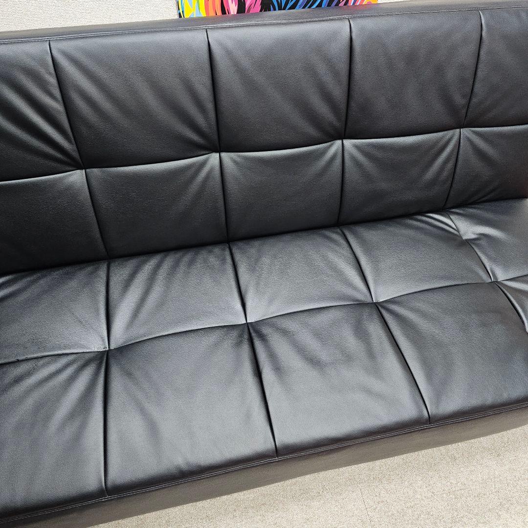 ソファベッド/ブラック/東京23区内送料無料