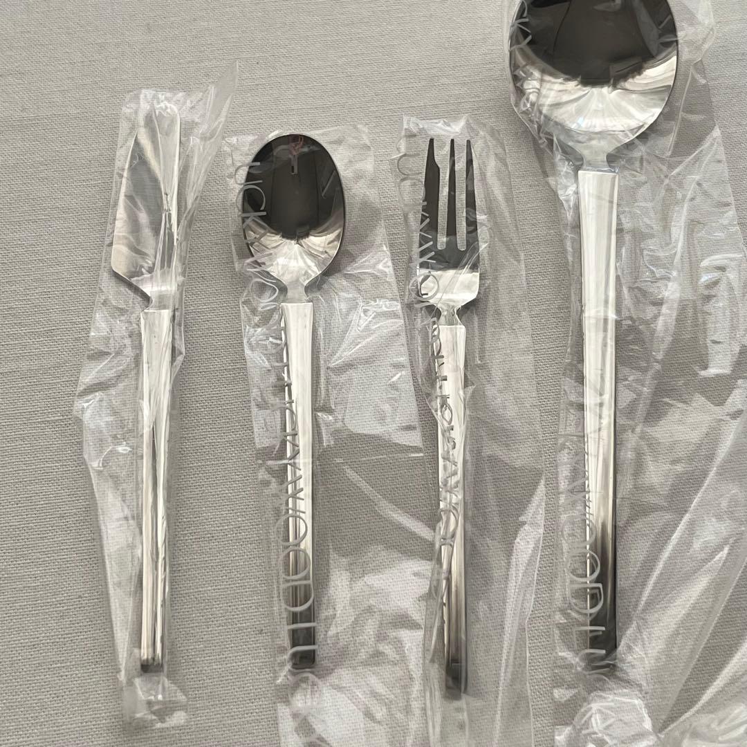 ラッキーウッド スカンジナビア 18-12ステンレス スープスプーン フォーク