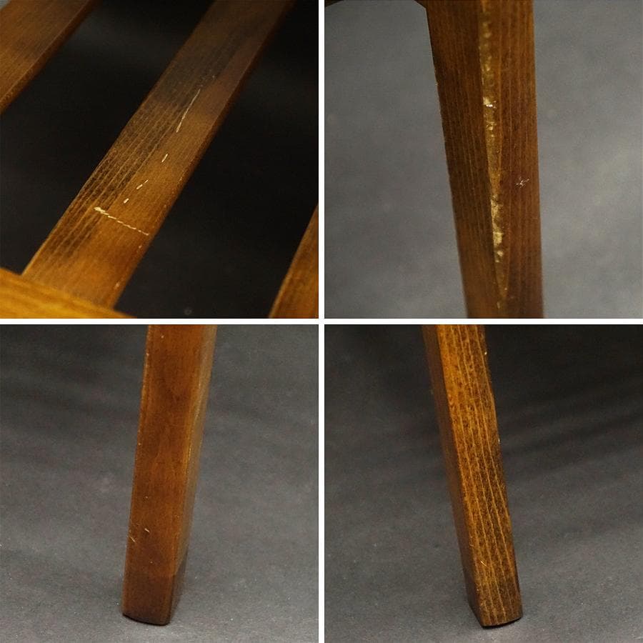 オールドカリモク 白い天板 カフェテーブル ローテーブル サイドテーブル レトロ