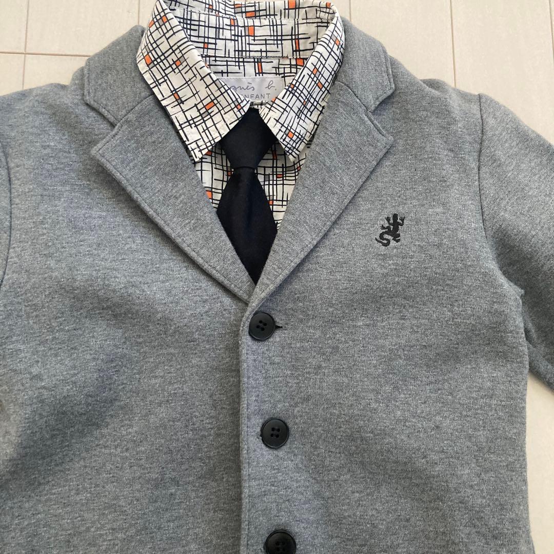 アニエスb 卒園入学式　フォーマル4点セット110-120