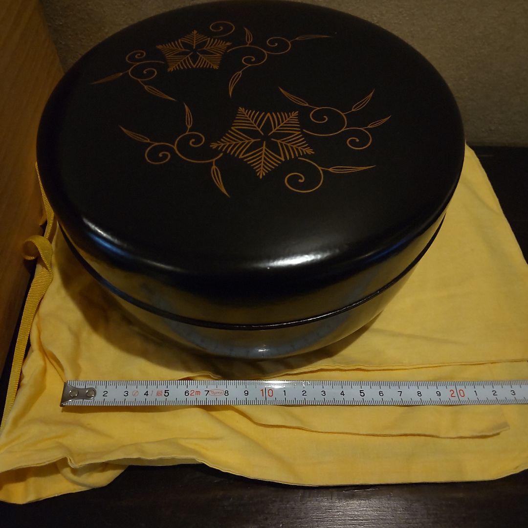 中川光哉　食篭　松唐草蒔絵食篭　大徳寺大亀老師花判〜千家