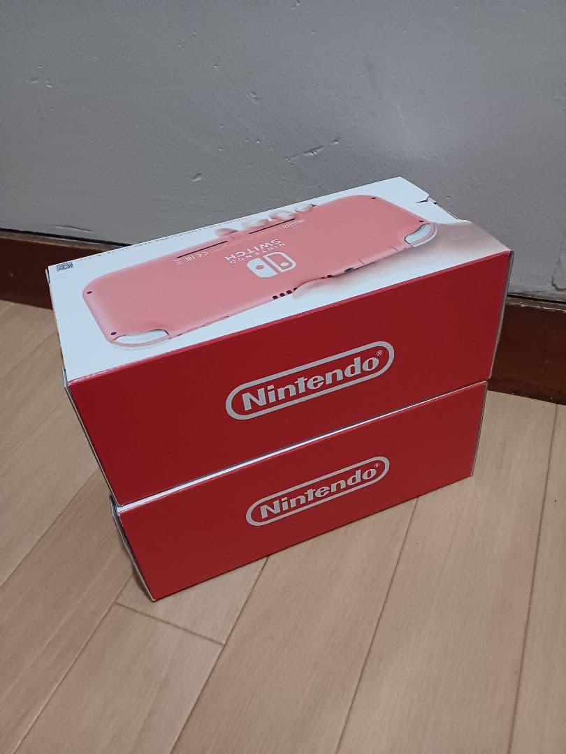 (新品未使用) Switch Lite イエロー・コ一ラル2台セット