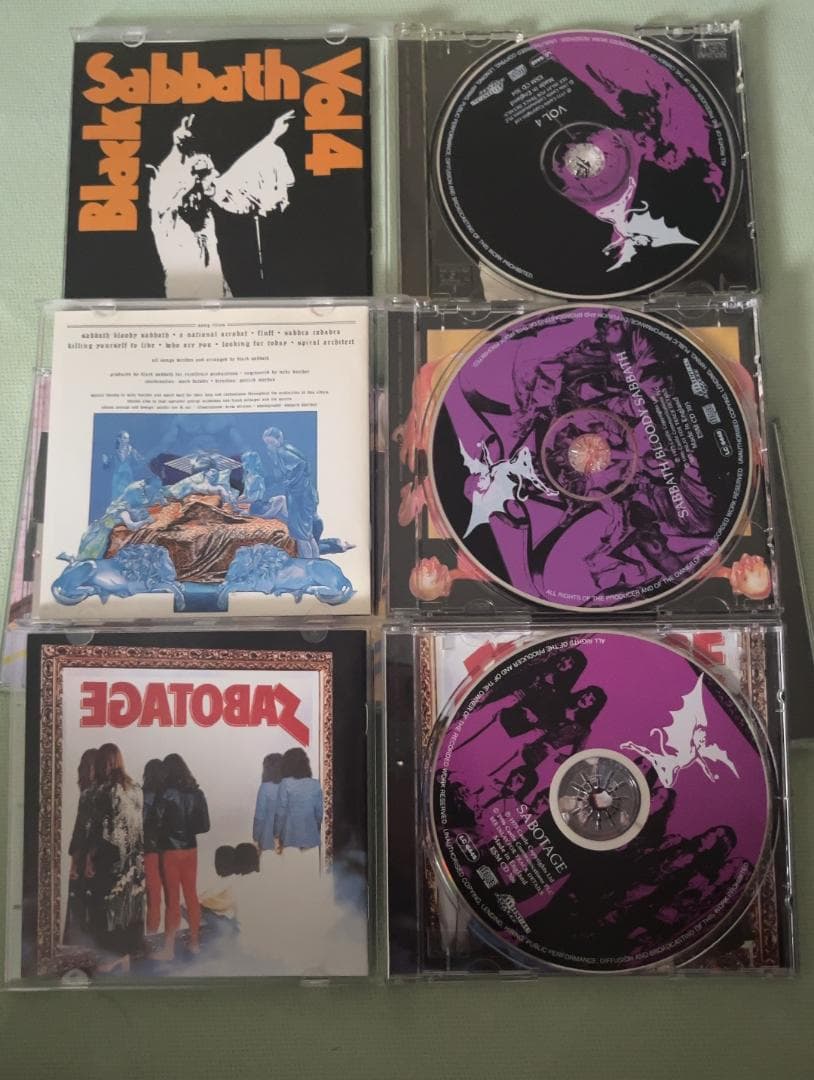 夢が一度に！ブラックサバス 廃版リマスター オジー期8枚セット で出品