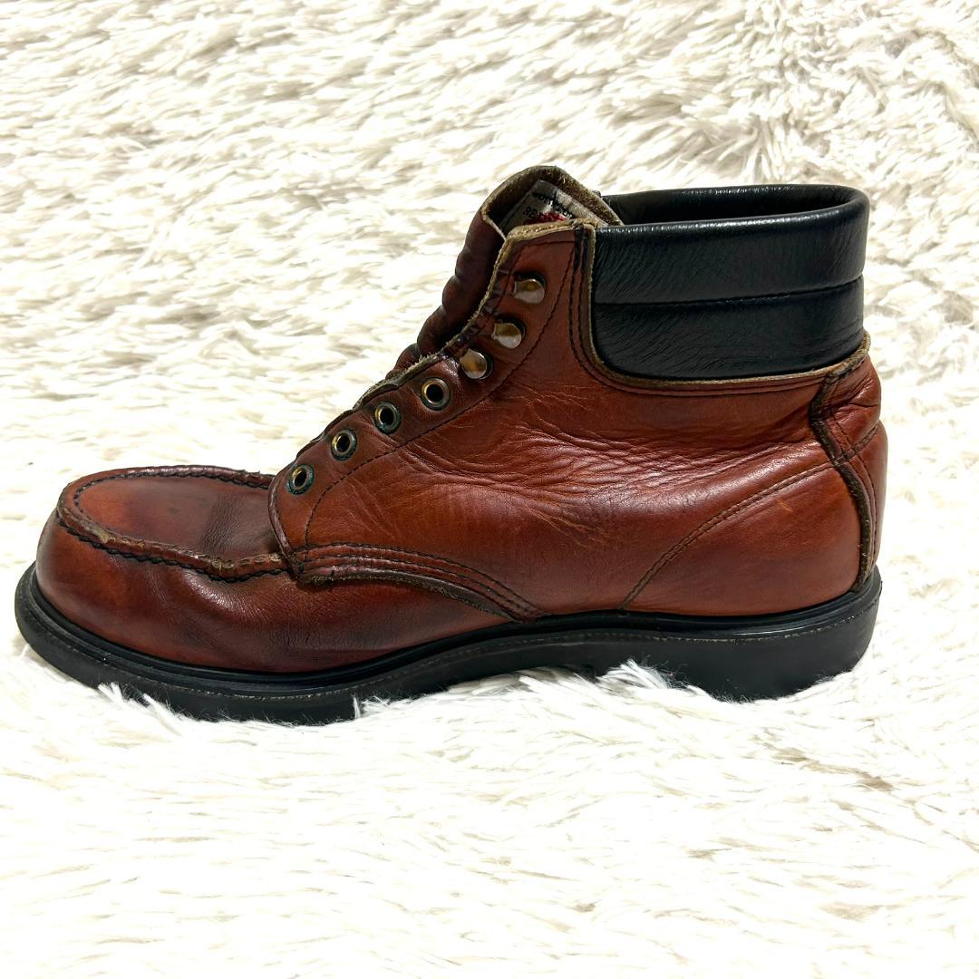 レッドウィング モックトゥ 9D 27cm ワークブーツ ヴィンテージ 赤茶
