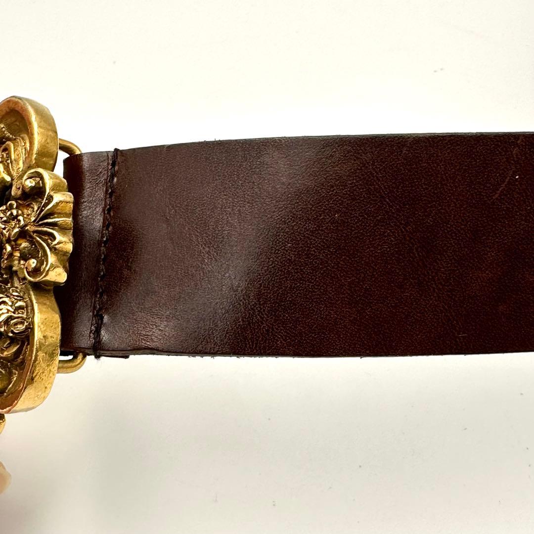 ドルチェ＆ガッパーナ D&G ロゴ ゴールド金具 ベルト ドルガバ