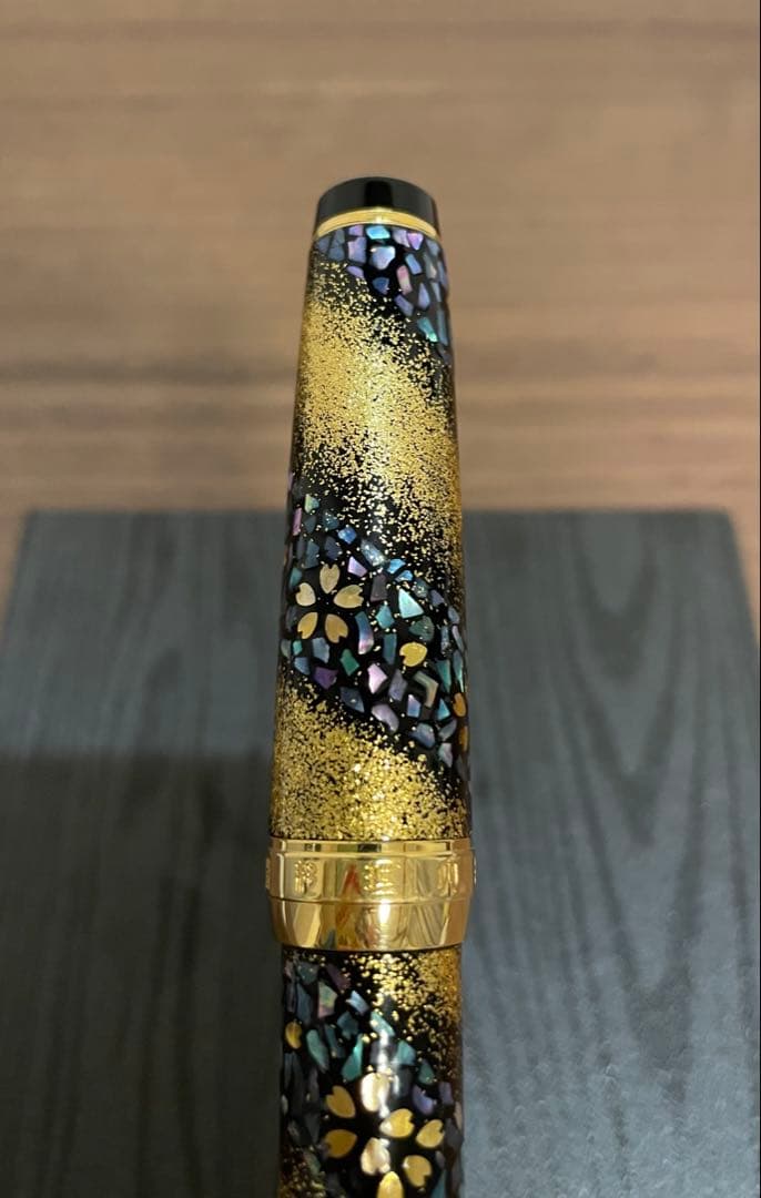 セーラー万年筆　内閣総理大臣特別慰労品　21K 桜流れ