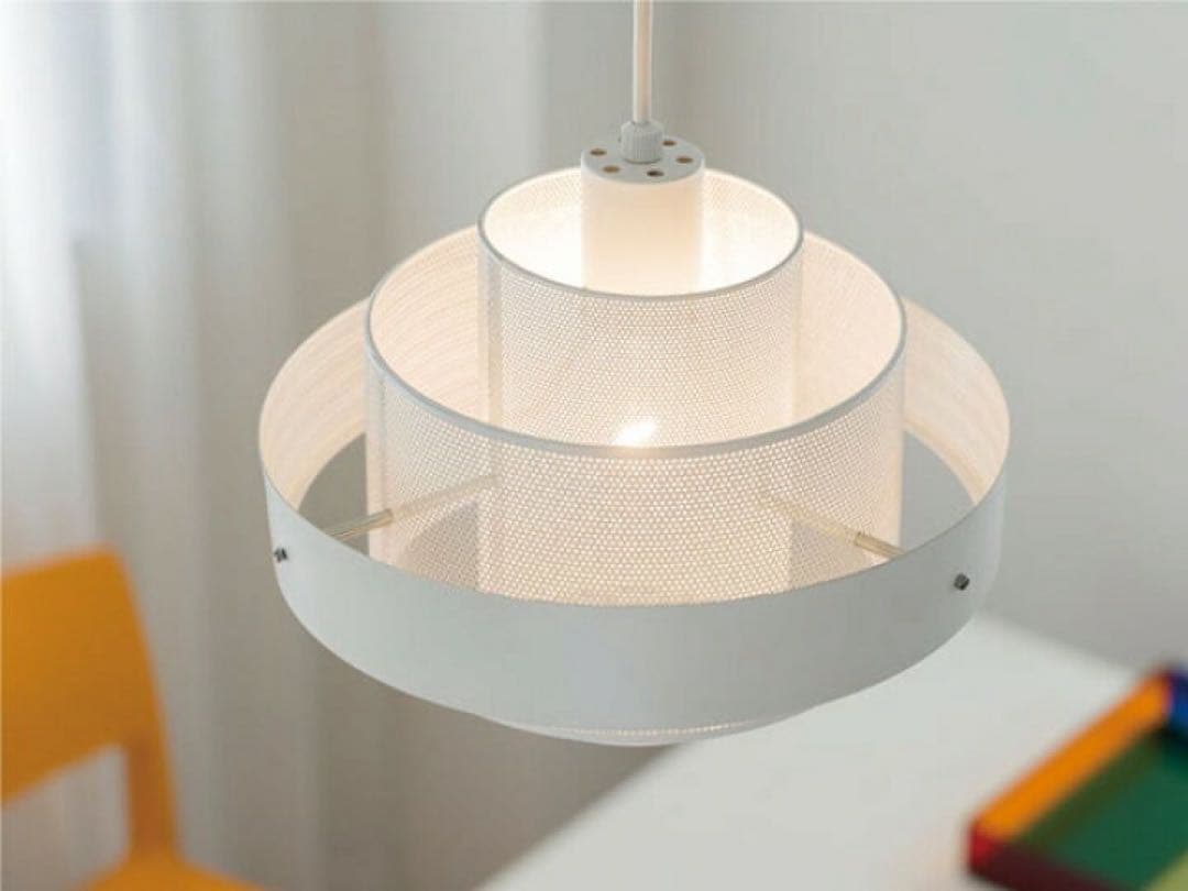 ホワイトメッシュデザインペンダントライト