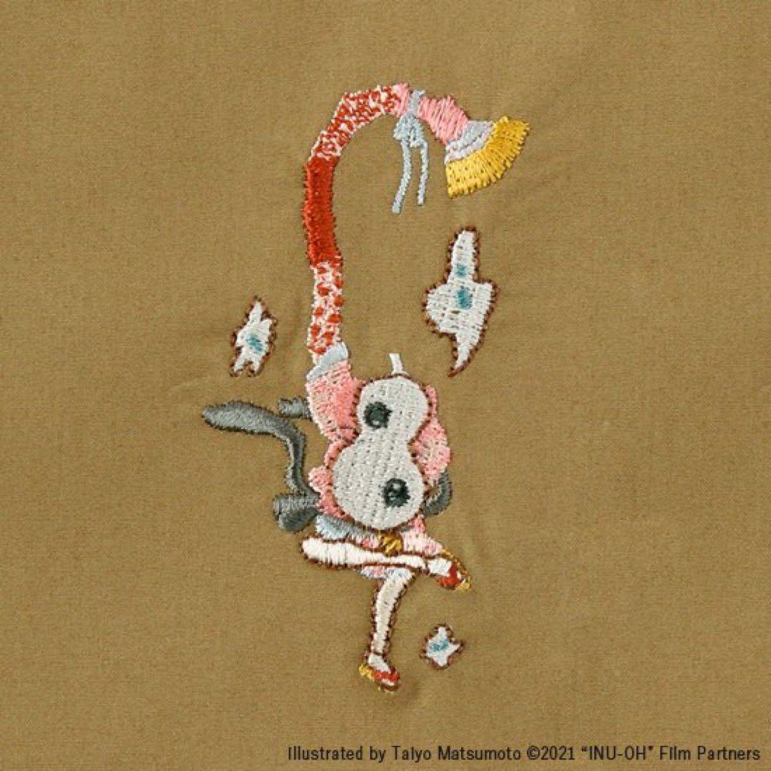 【5点】映画『犬王』　刺繍入りハンカチ　犬王