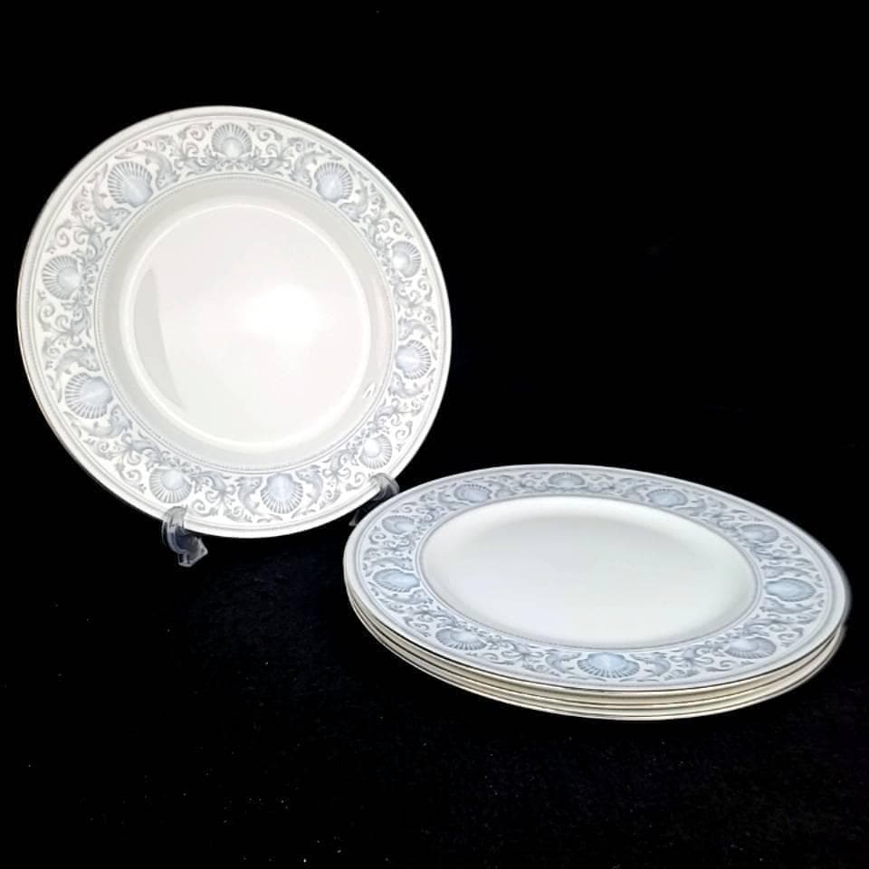 ●美品□ウェッジウッド 7　ドルフィン プレート ディナープレート　4枚 9