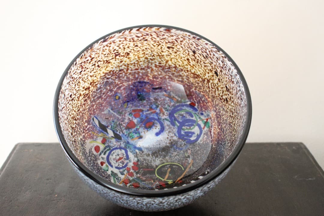 コスタボダ　ガラスボウル　METEOR流星　バーティル・ヴァリーン　アートガラス