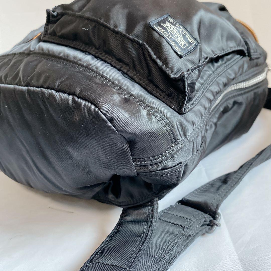 PORTER ポーター　タンカー　リュック　バックパック　ブラック　黒　巾着型