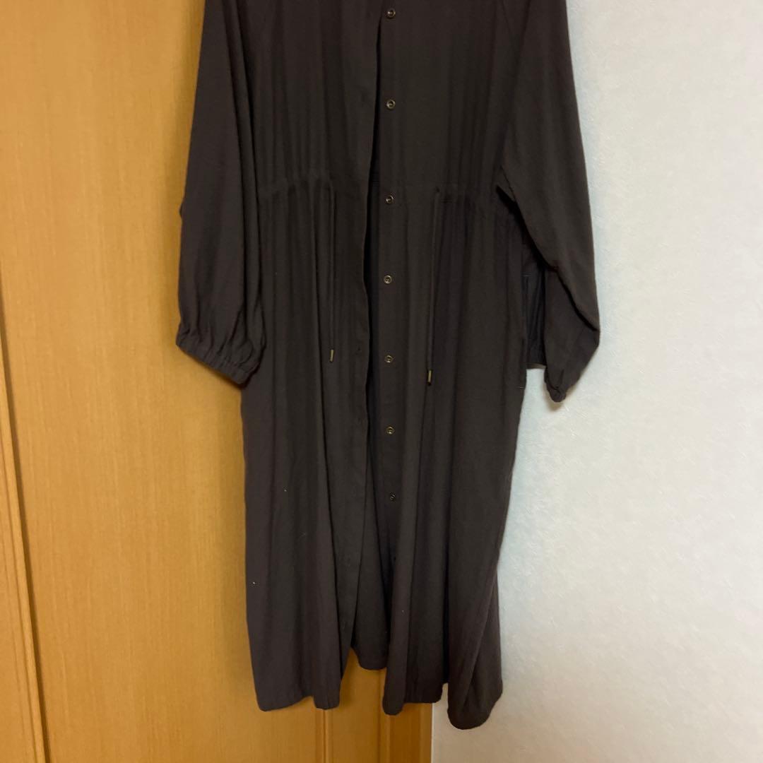 専用　ダークブラウン ロングチュニック 長袖