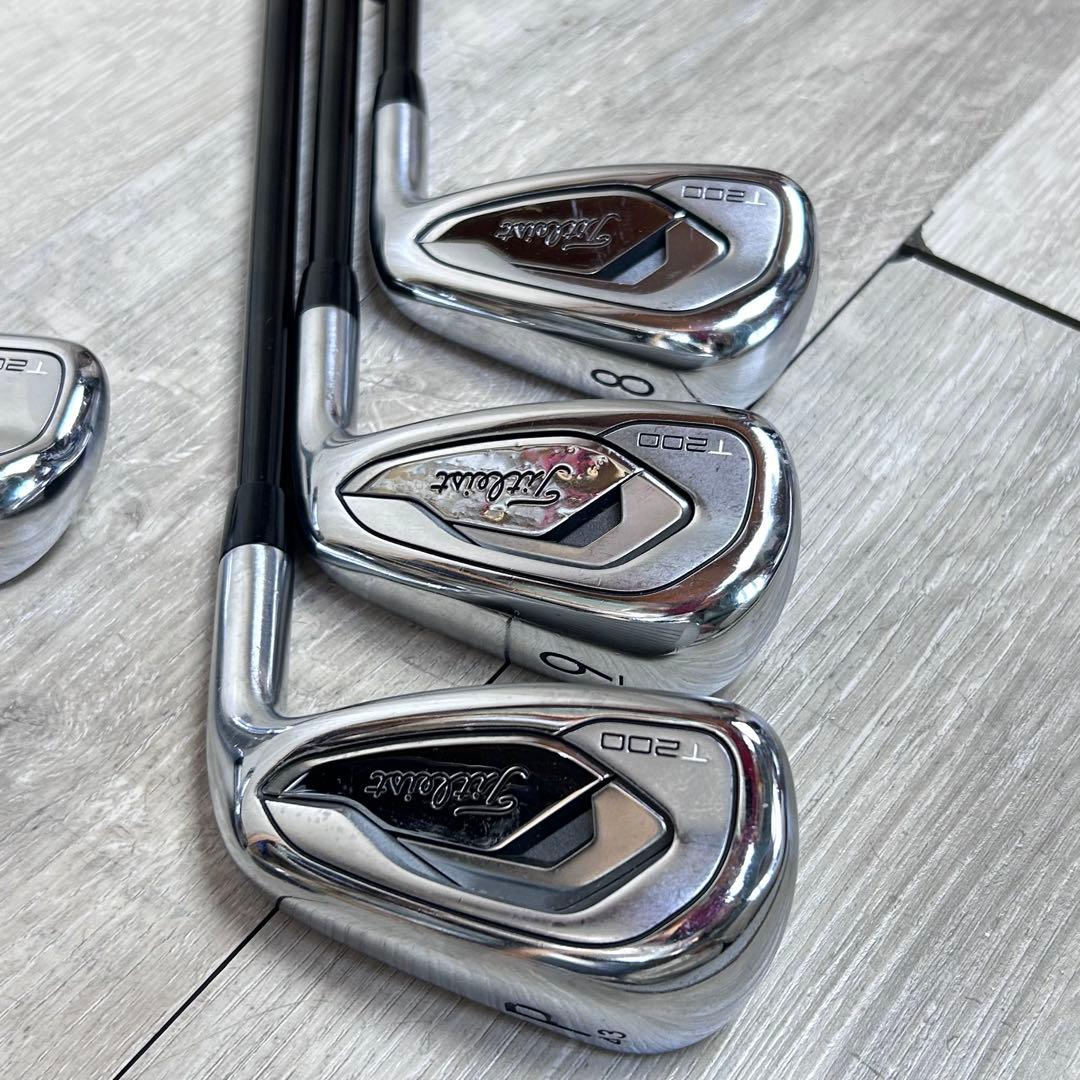 【メンズ右】タイトリスト T200 アイアンセット 5-9PW KUROKAGE