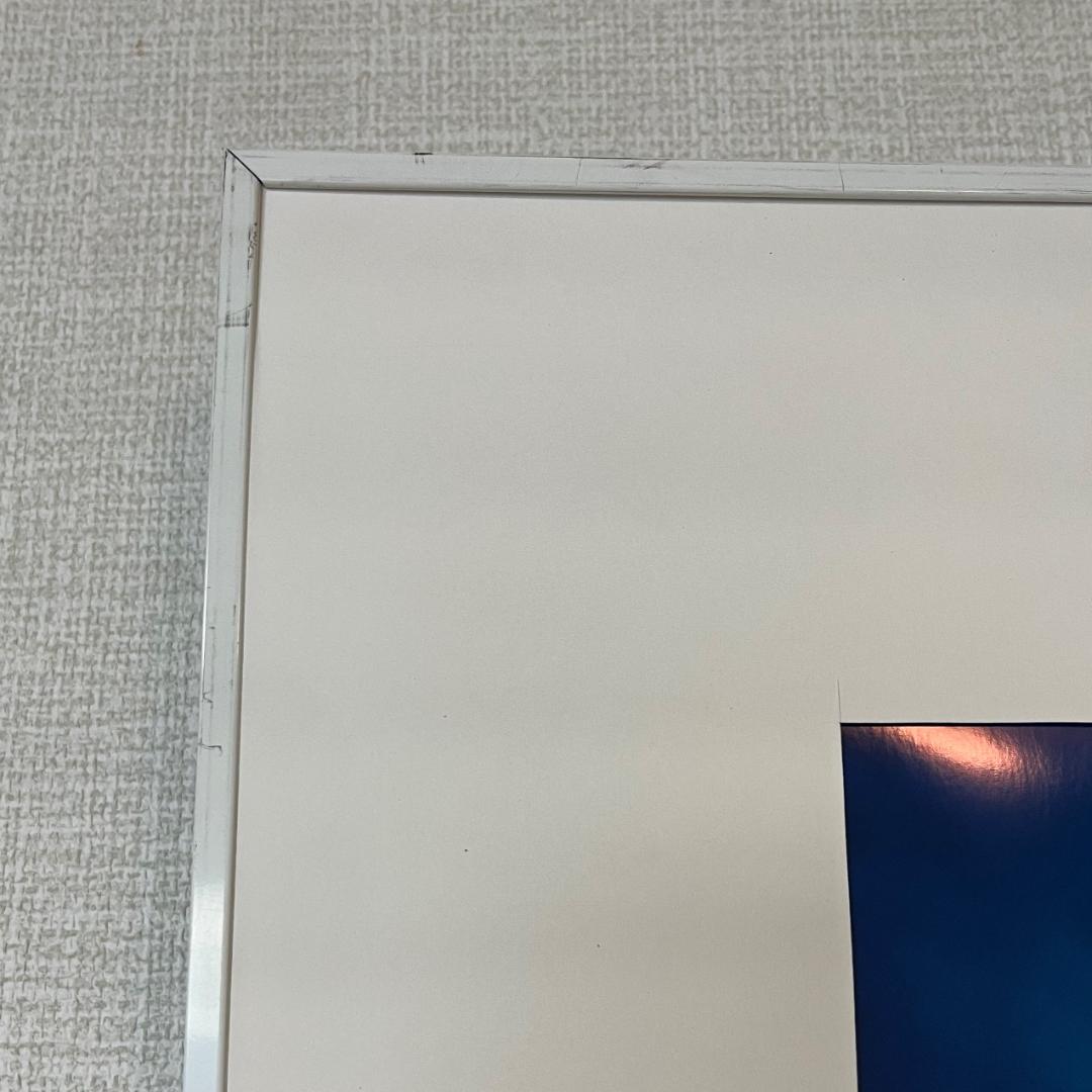 uc-75　雪だるまの写真＆ホワイトフレーム