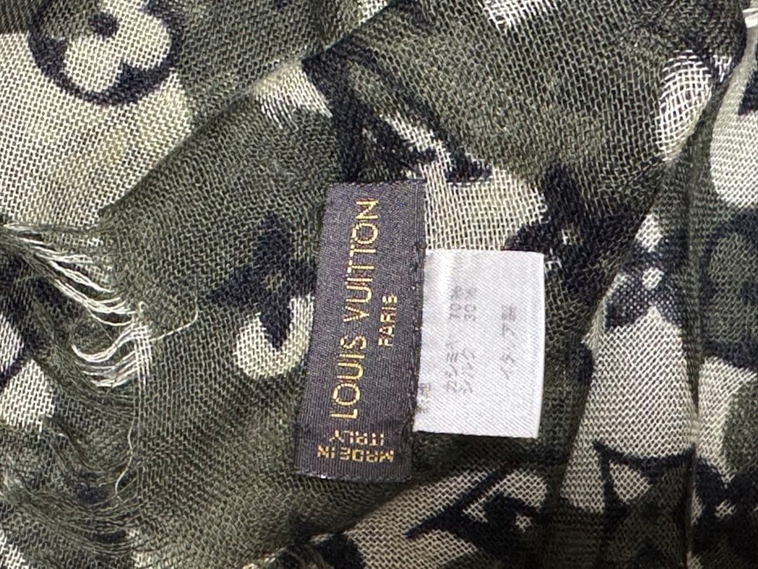 LOUIS VUITTON ストール 村上隆 迷彩 カモフラージュ