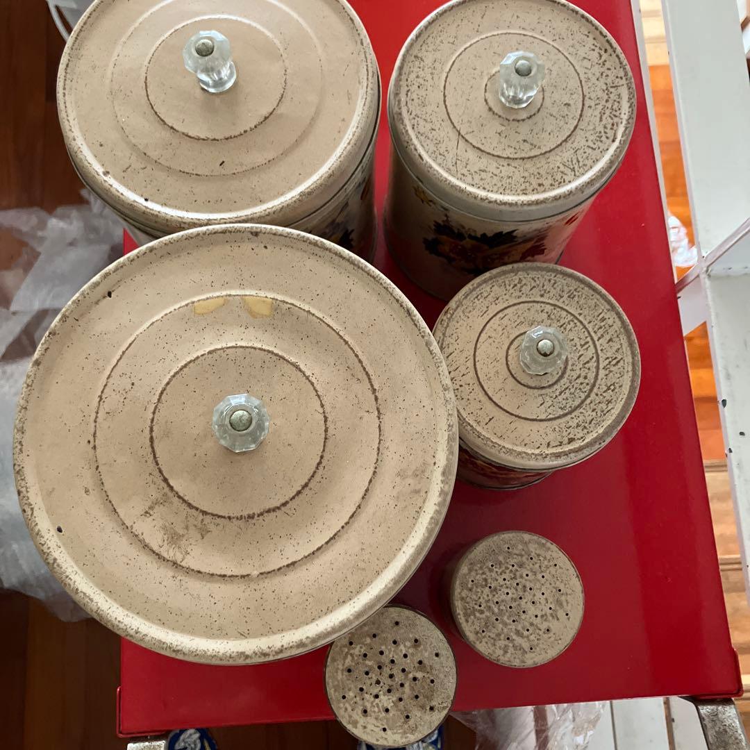 ビンテージキャニスター6個