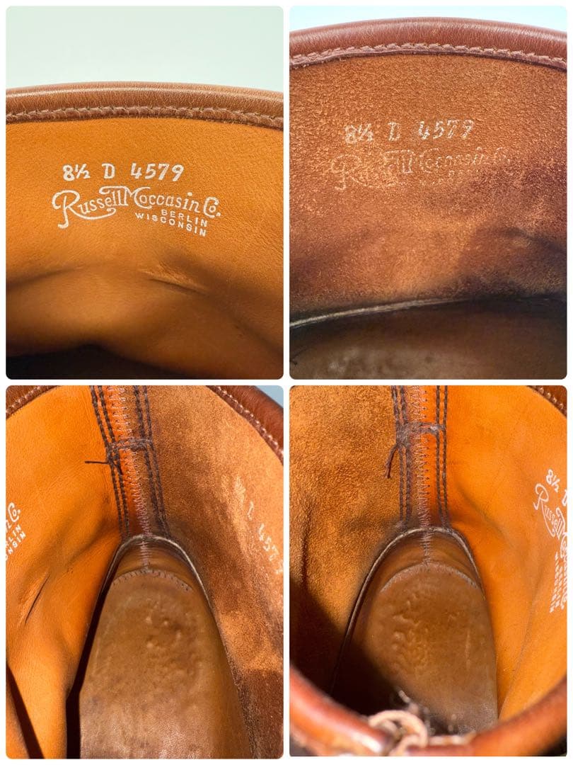 ラッセルモカシン x ネペンテス 別注 クレイジーパターン ノックアバウトブーツ