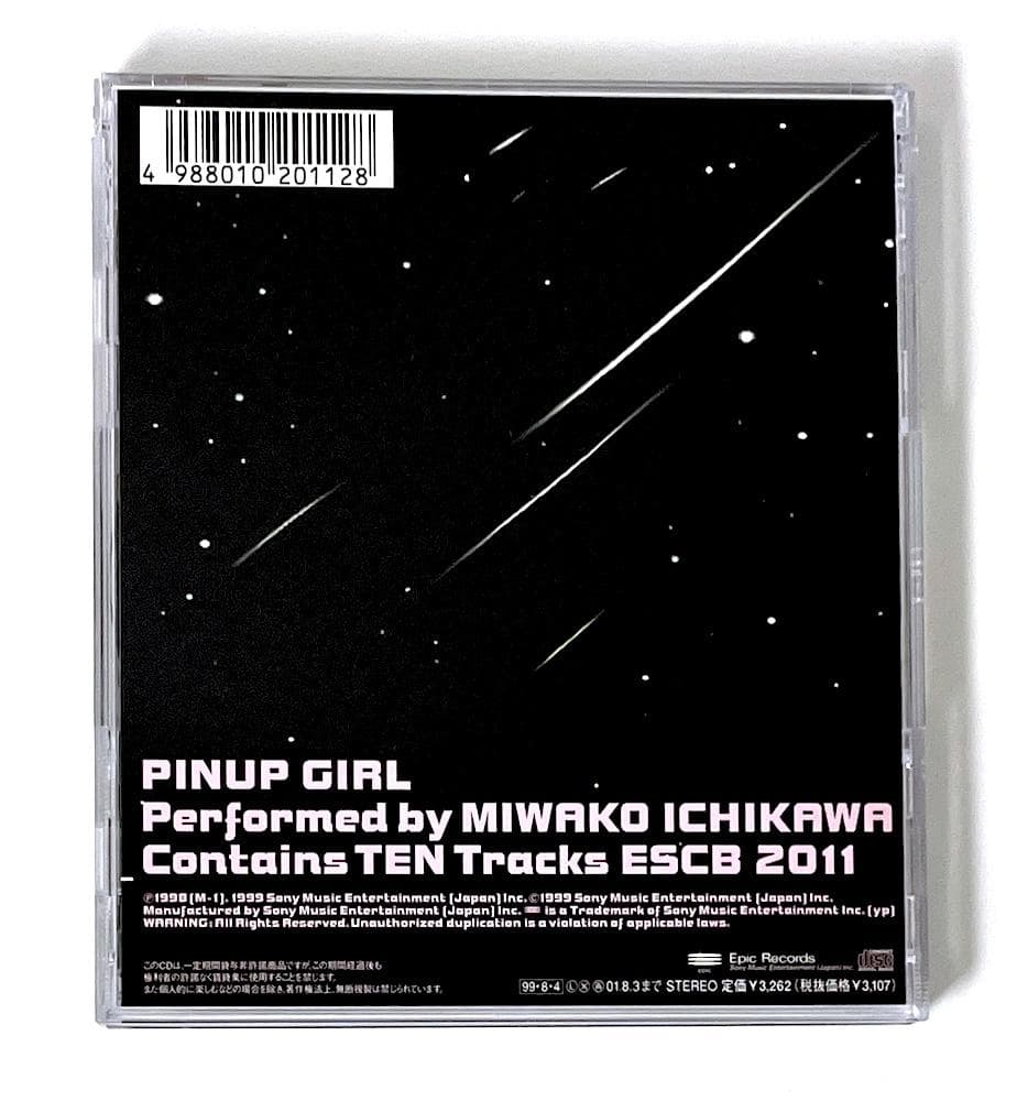 廃盤 初回限定盤 市川実和子 PINUP GIRL 3Dポストカードジャケット