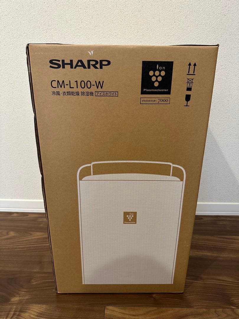 除湿機 シャープ SHARP CM-L100-W ホワイト系 コンパクトクール