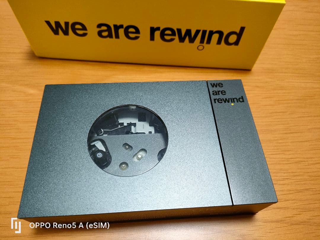 we are rewind カセットプレーヤー