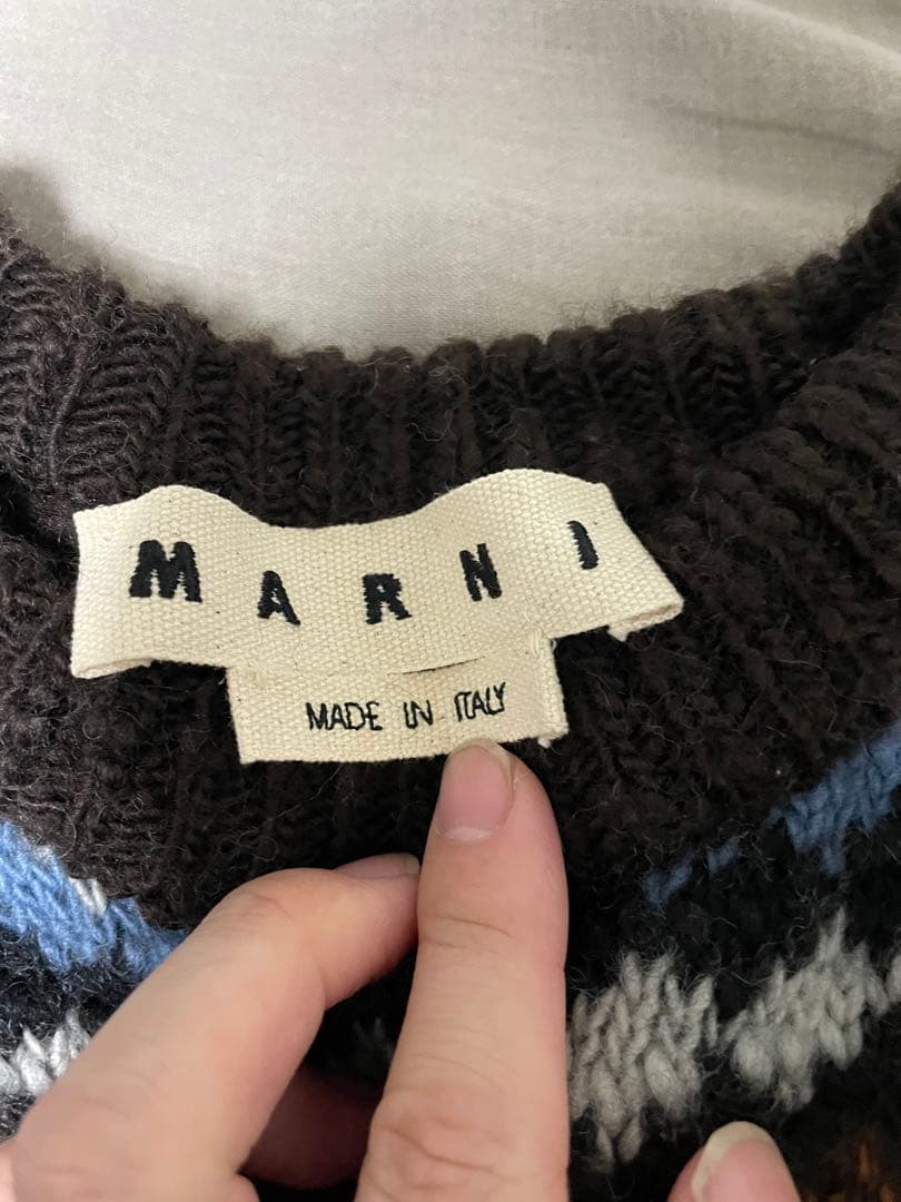 MARNI フェアアイル柄セーター サイズ50
