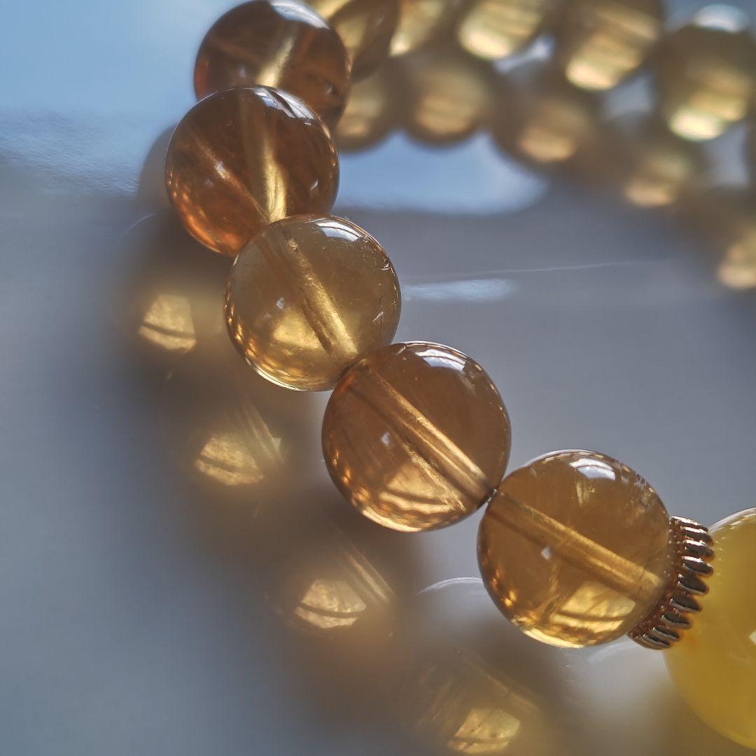 専用です♡新作　貴重！蜜蝋アンバー、ゴールデンフローライト