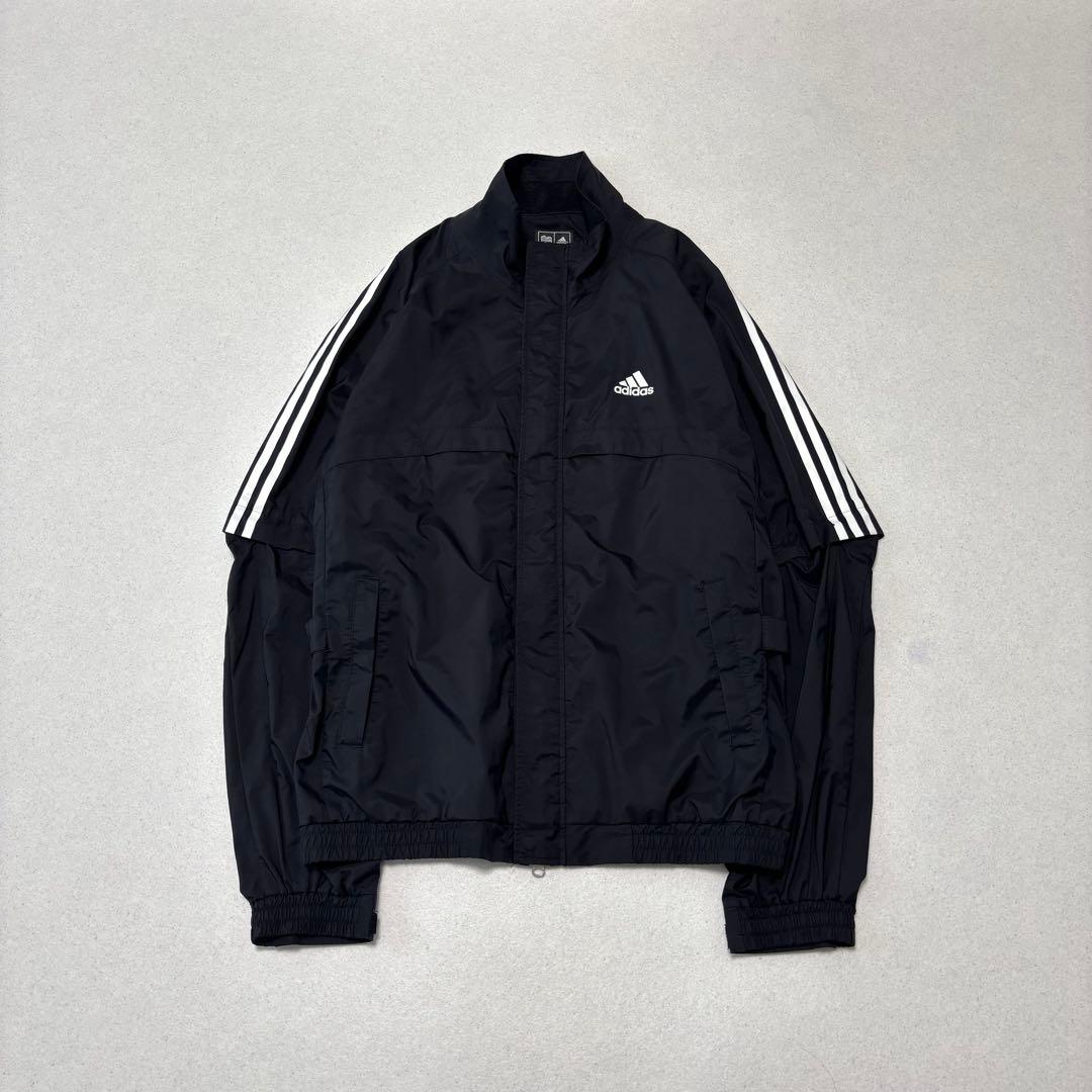 ジャケット・アウター adidas detachable set up black XXL 00s