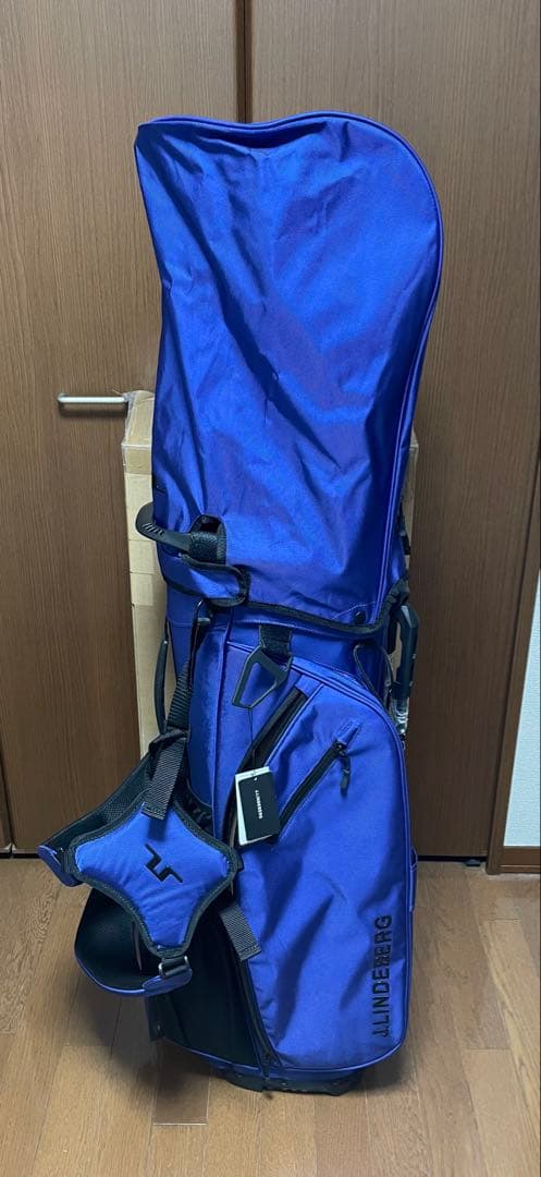 H*！様 【新品未使用】J.LINDEBERG パープルブルー キャディバッグ