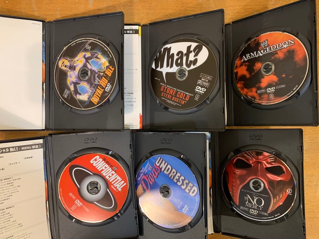 N1214-03★DVD WWE アンフォーギヴェン / RUMBLE