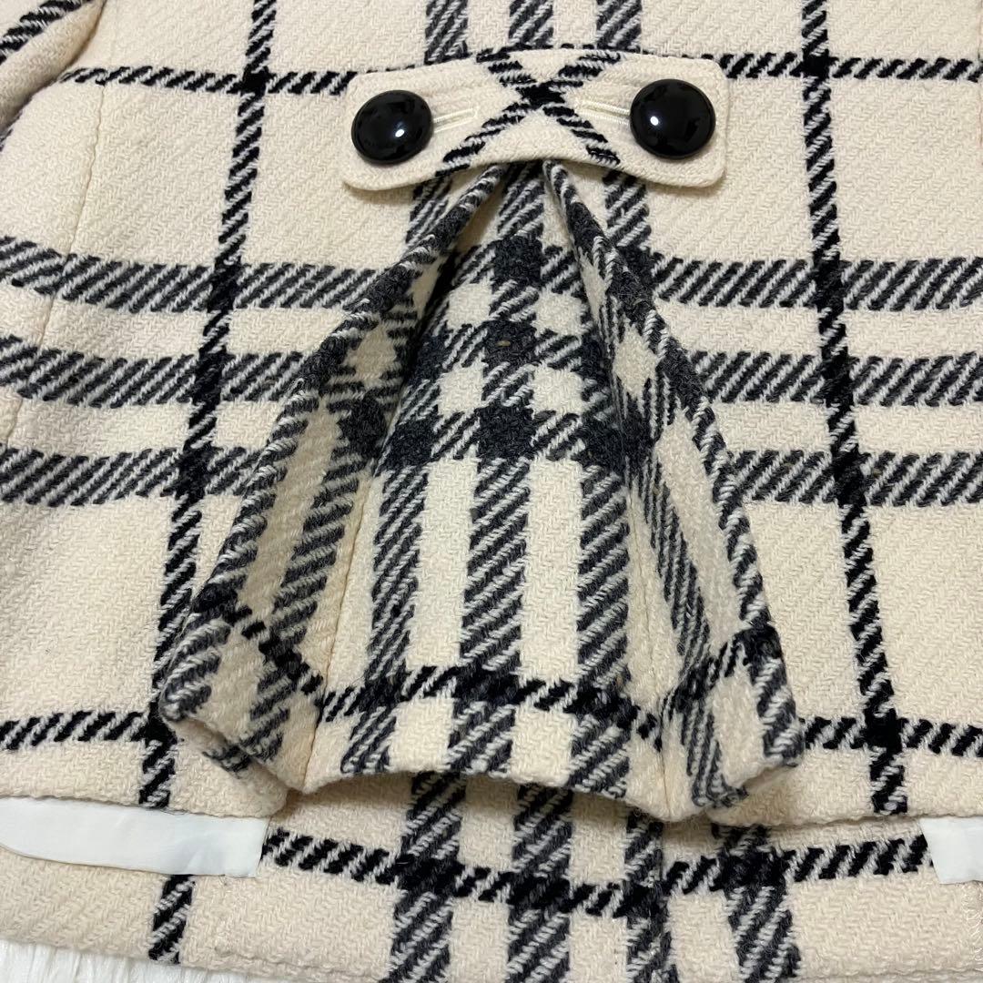 (美品)BURBERRY BLUE LABEL　ポンチョ　ケープ　コート　36