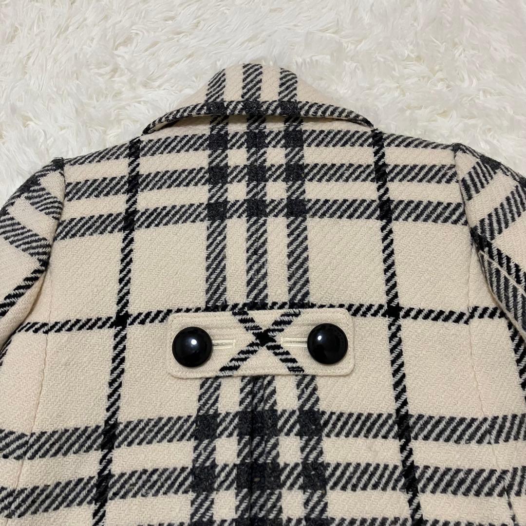 (美品)BURBERRY BLUE LABEL　ポンチョ　ケープ　コート　36