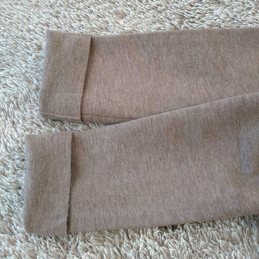 セオリーリュクス ノーカラー ニットダブルジャケット カーディガン ウール混