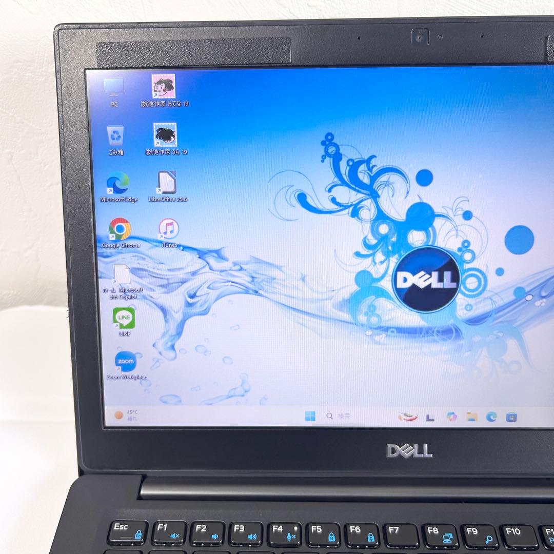 【美品】DELL ノートパソコン SSD256 Win11 Corei5 A50