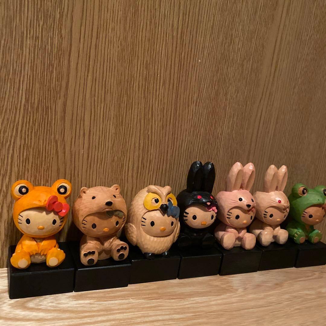 ハローキティ　木彫り　最終値下げ