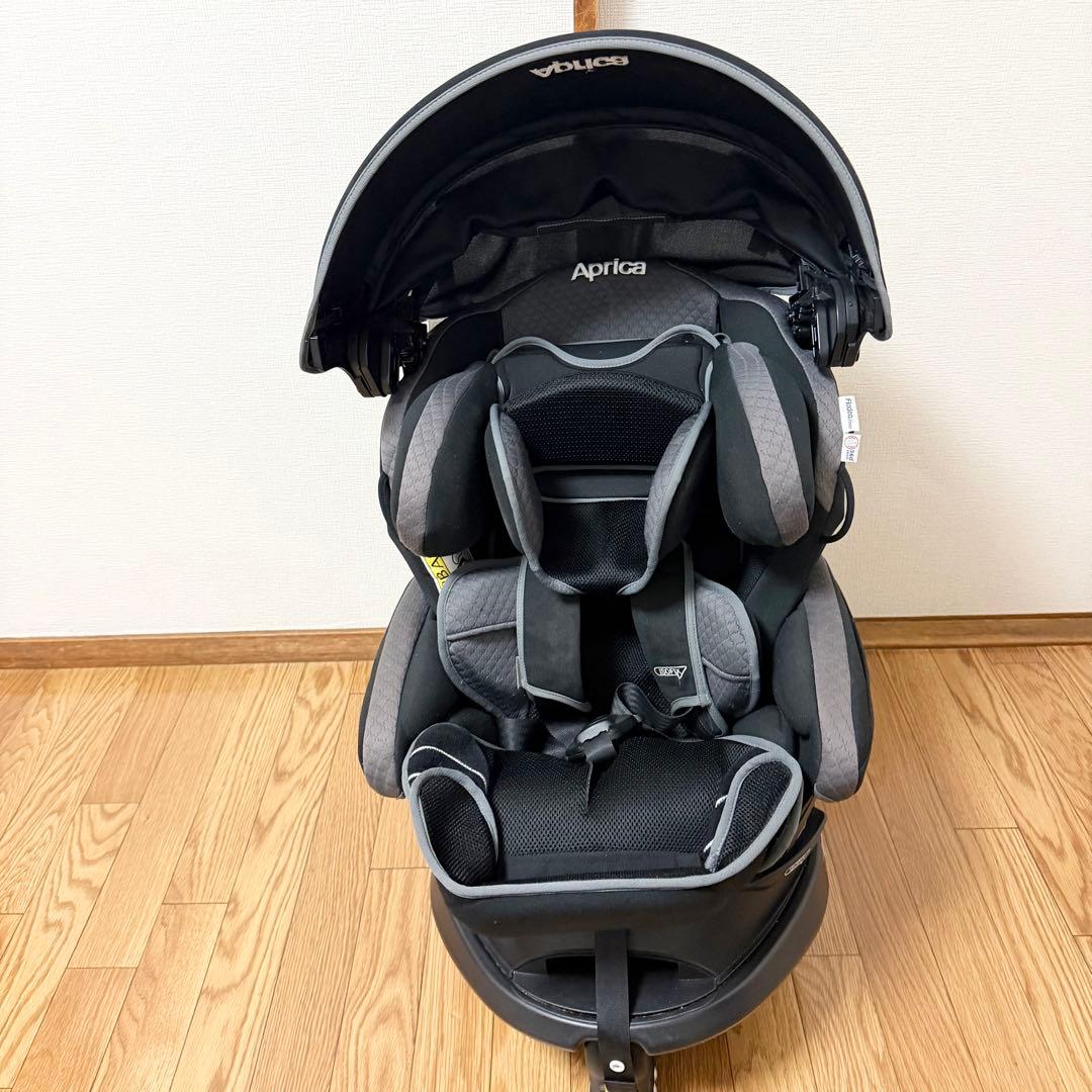 美品 アップリカ フラディア グロウ ISOFIX 360°セーフティーAB