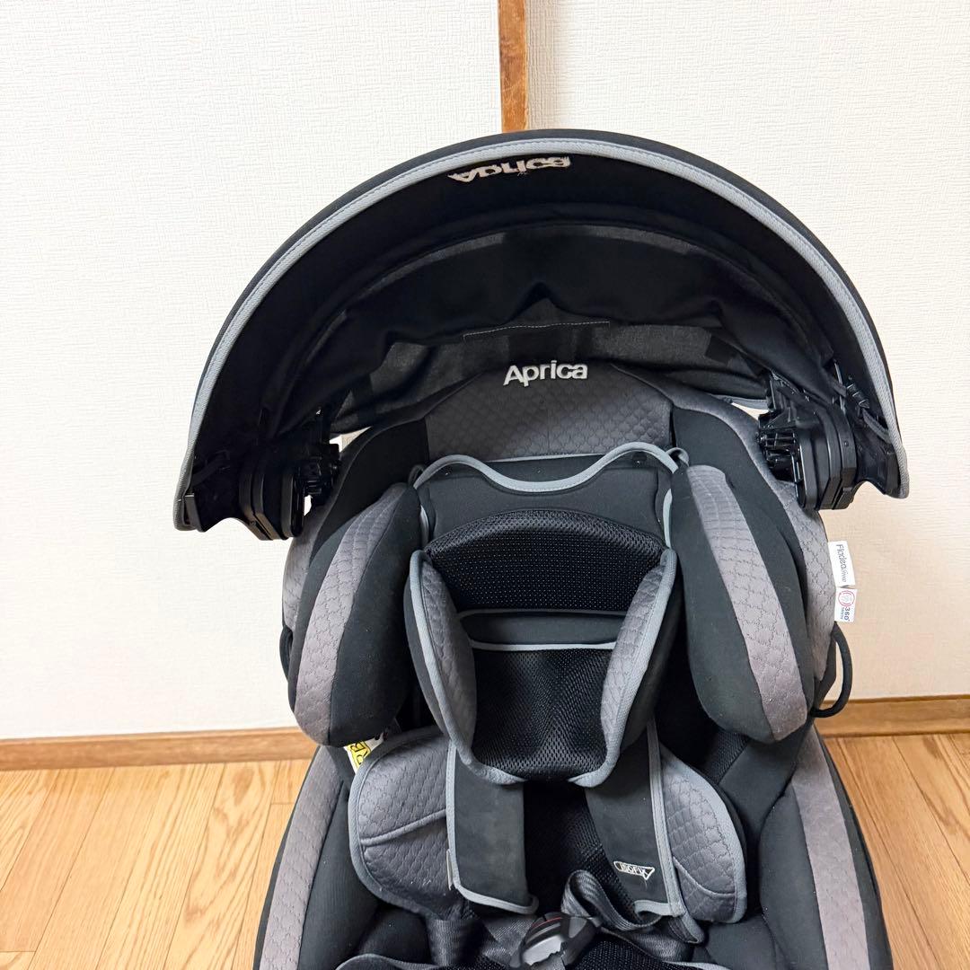 美品 アップリカ フラディア グロウ ISOFIX 360°セーフティーAB