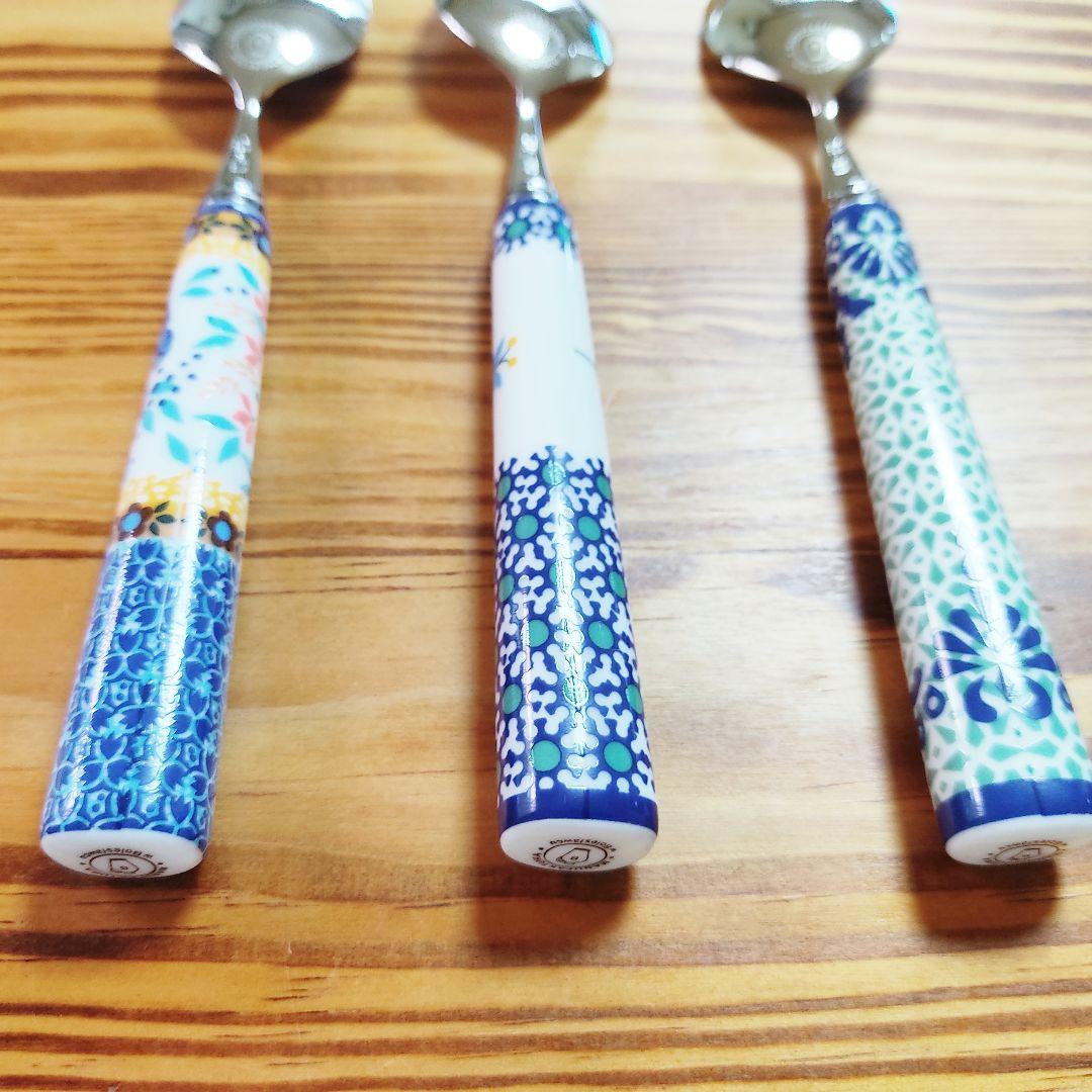 新品　ポーランド食器　カトラリーセット①　スプーンナイフフォーク3本　クラシック