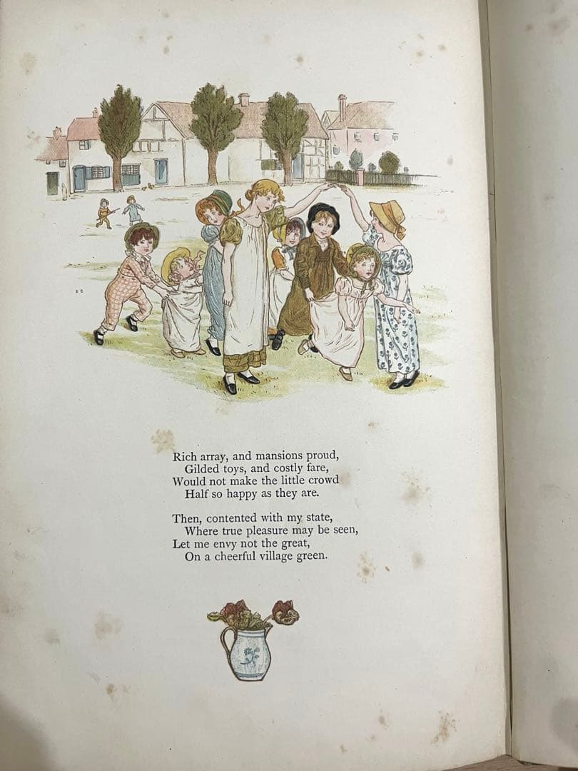 NO371 稀少 古書 アンティーク 洋書 絵本　ケイト グリーナウェイ