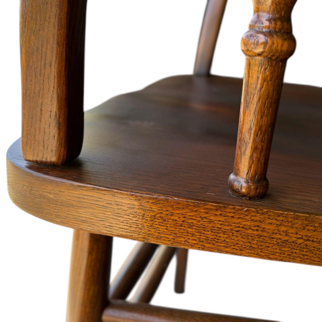 HR739 三越取扱　Shin Lee シンリーオーク材 ダイニングチェア　籐