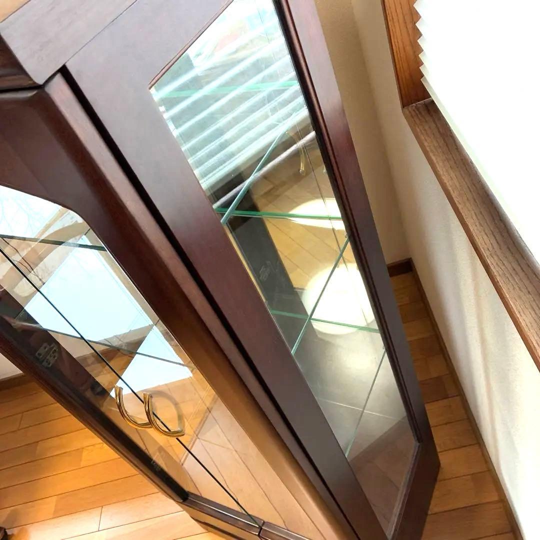 キュリオケース 木製ガラス コレクションボード